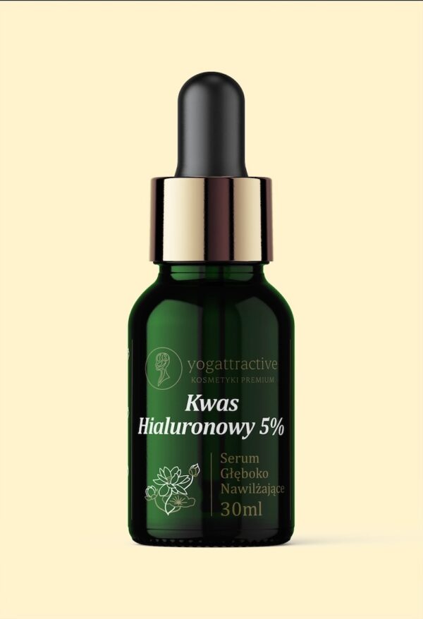 KWAS HIALURONOWY 5% - Serum Głęboko Nawilżające (przepis na krem doskonały poniżej) - 30ml