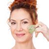 Jadeitowe gua-sha do masażu wraz z mapą masażu - obrazek 5